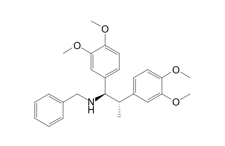 syn-(-)-(1R,2S)-N-Benzyl-1,2-bis(3,4-dimethoxyphenyl)propylamine