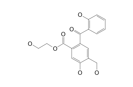 MOCINTRIFOLIN_A;5-HYDROXY-2-(2-HYDROXYBENZOYL)-4-(HYDROXYMETHYL)-BENZOIC_ACID_2-HYDROXYETHYLESTER