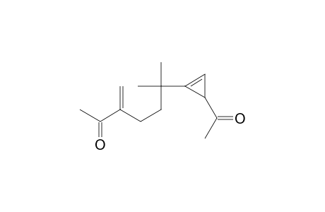 2-Heptanone, 6-(3-acetyl-1-cyclopropen-1-yl)-6-methyl-3-methylene-