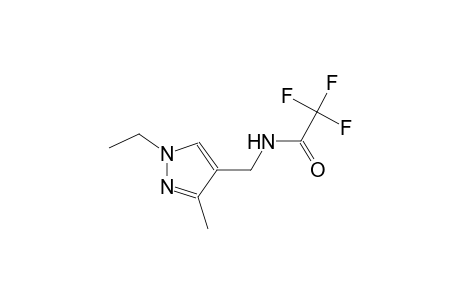 N-[(1-ethyl-3-methyl-1H-pyrazol-4-yl)methyl]-2,2,2-trifluoroacetamide