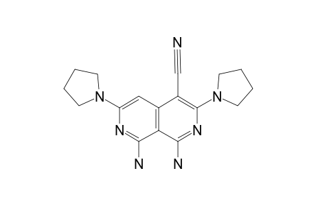 1,8-DIAMINO-3,6-BIS-(1-PYRROLIDINYL)-2,7-NAPHTHYRIDINE-4-CARBONITRILE
