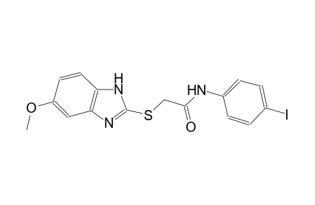 N-(4-iodophenyl)-2-[(5-methoxy-1H-benzimidazol-2-yl)sulfanyl]acetamide