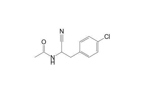 N-[2-(4-chlorophenyl)-1-cyano-ethyl]acetamide