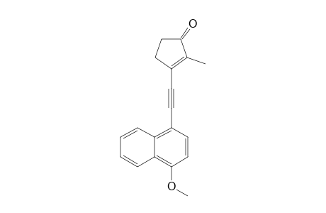 3-(4-Methoxynaphthalene-1-ylethynyl)-2-methylcyclopent-2-enone