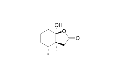 (3aS,4R,7aR)-7a-Hydroxy-3a,4-dimethyl-hexahydro-benzofuran-2-one