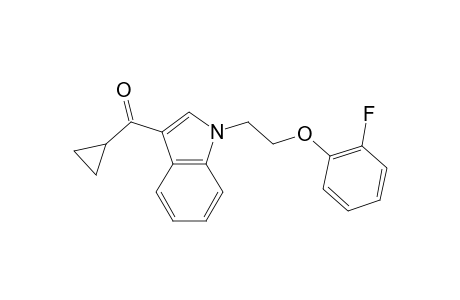 (Cyclopropyl)[1-[2-(2-fluorophenoxy)ethyl]-1H-indol-3-yl]methanone