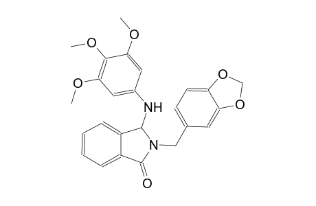 1H-isoindol-1-one, 2-(1,3-benzodioxol-5-ylmethyl)-2,3-dihydro-3-[(3,4,5-trimethoxyphenyl)amino]-