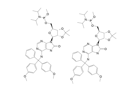 6-N-(4,4'-DIMETHOXYTRITYL)-2',3'-O-ISOPROPYLIDENE-8-OXOADENOSINE-5'-(METHYL-N,N-DIISOPROPYLPHOSPHORAMIDITE)