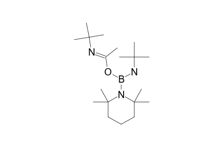 (TERT.-BUTYLAMINO)-[1-(TERT.-BUTYLIMINO)-ETHOXY]-(2,2,6,6-TETRAMETHYLPIPERIDINO)-BORAN