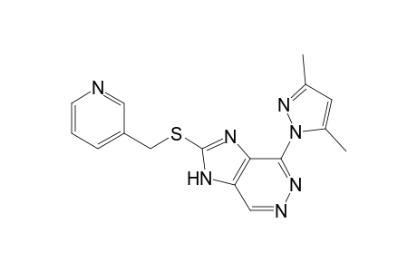 4-(3,5-dimethyl-1-pyrazolyl)-2-(3-pyridinylmethylthio)-1H-imidazo[4,5-d]pyridazine