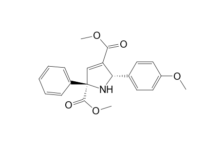 (2R,5S)-5-(4-methoxyphenyl)-2-phenyl-3-pyrroline-2,4-dicarboxylic acid dimethyl ester