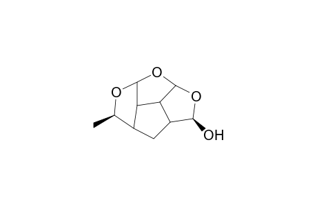 2.beta.-Methyl-8.beta.-hydroxy-3,5,7-trioxatetracyclo[7.2.1.0(4,11).0(6,10)]dodecane