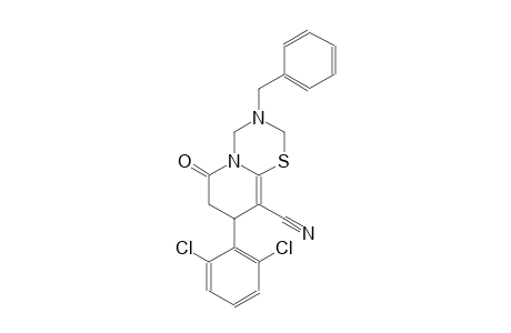 2H,6H-pyrido[2,1-b][1,3,5]thiadiazine-9-carbonitrile, 8-(2,6-dichlorophenyl)-3,4,7,8-tetrahydro-6-oxo-3-(phenylmethyl)-