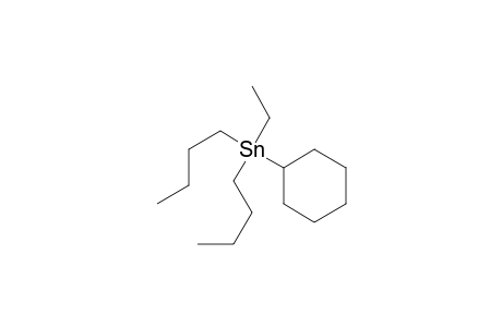 Dibutylethylcyclohexyltin
