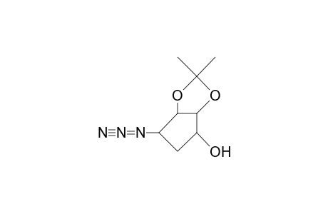 (1RS, 2Sr,3RS,4sr)-4-azido-2,3-(isopropylidenedioxy)-cyclopentan-1-ol