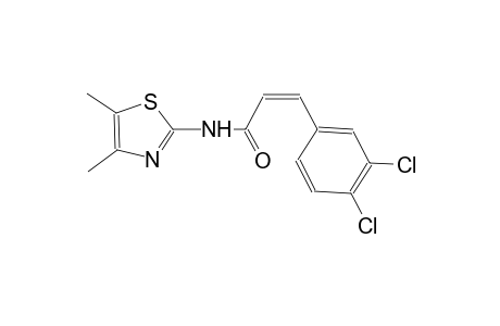 (2Z)-3-(3,4-dichlorophenyl)-N-(4,5-dimethyl-1,3-thiazol-2-yl)-2-propenamide