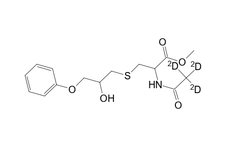 (Trideuterio)-Mercapturic Acid Methyl Ester Phenyl Glycidyl ether