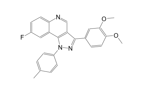 1H-pyrazolo[4,3-c]quinoline, 3-(3,4-dimethoxyphenyl)-8-fluoro-1-(4-methylphenyl)-