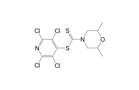 (2,6-Dimethyl-4-morpholine)carbodithioic acid, 2,3,5,6-tetrachloro-4-pyridinyl ester