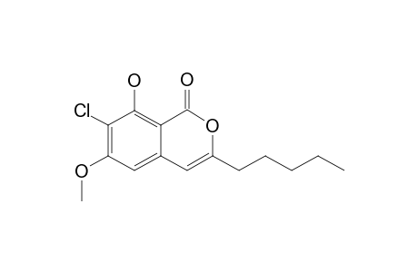 7-CHLORO-8-HYDROXY-6-METHOXY-3-PENTYL-ISOCOUMARIN