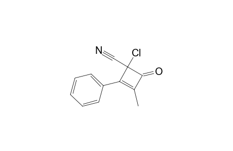 4-Chloro-4-cyano-2-methyl-3-phenylcyclobutenone