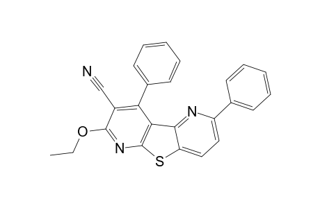 8-Cyano-7-ethoxy-2,9-diphenylthieno[2,3-b:4,5-b']dipyridine
