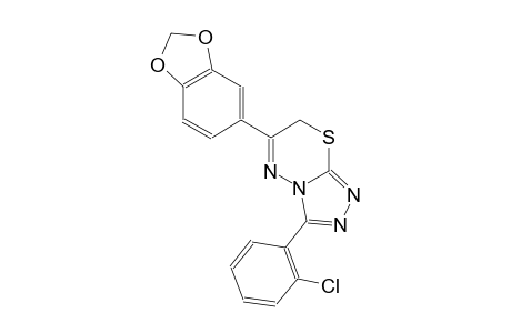 6-(1,3-benzodioxol-5-yl)-3-(2-chlorophenyl)-7H-[1,2,4]triazolo[3,4-b][1,3,4]thiadiazine