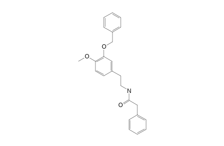 N-(3-BENZYLOXY-4-METHOXYPHENYLETHYL)-PHENYLACETAMIDE