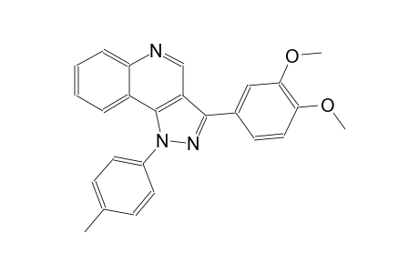 1H-pyrazolo[4,3-c]quinoline, 3-(3,4-dimethoxyphenyl)-1-(4-methylphenyl)-