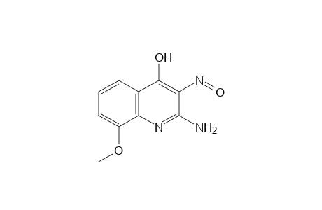 2-AMINO-8-METHOXY-3-NITROSO-4-QUINOLINOL