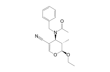 (2RS,3SR,4RS)-4-(N-ACETYL-N-BENZYLAMINO)-2-ETHOXY-3,4-DIHYDRO-3-METHYL-2H-PYRAN-5-CARBONITRILE