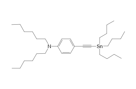 4-N,N-dihexylaminophenylethynyl-n-tributylstannane
