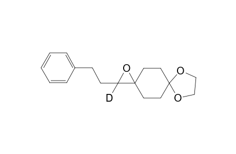 2''-Deuterio-2''-(2-phenylethyl)dispiro[1,3-dioxane-2,1'-cyclohexane-4',3''-oxirane]