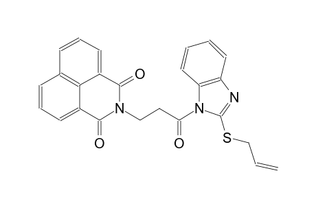 2-{3-[2-(allylsulfanyl)-1H-benzimidazol-1-yl]-3-oxopropyl}-1H-benzo[de]isoquinoline-1,3(2H)-dione
