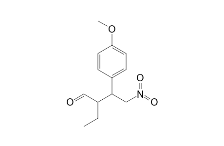 2-Ethyl-4-nitro-3-(p-methoxyphenyl)-butanal