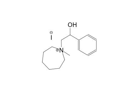 1H-azepinium, hexahydro-1-(2-hydroxy-2-phenylethyl)-1-methyl-,iodide