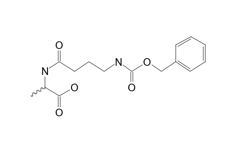 N-Carbobenzyloxy-.gamma.-aminobutyryl-dl-alanine