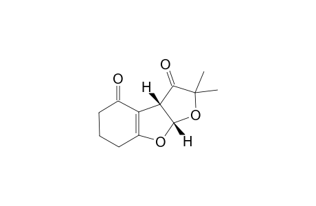 (3aS,8bS)-2,2-dimethyl-5,6,7,8b-tetrahydro-3aH-furo[2,3-b]benzofuran-1,8-dione