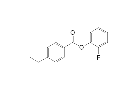 4-Ethylbenzoic acid, 2-fluorophenyl ester