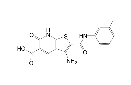 thieno[2,3-b]pyridine-5-carboxylic acid, 3-amino-6,7-dihydro-2-[[(3-methylphenyl)amino]carbonyl]-6-oxo-