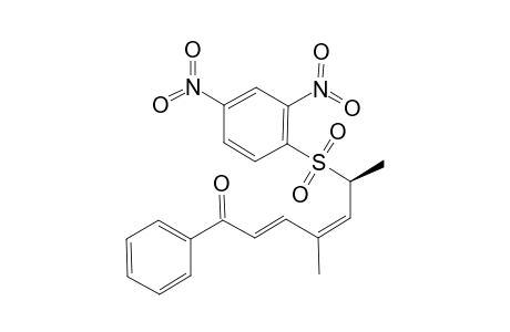 (+/-)-(2-E,4-E,6-R/S)-4-METHYL-6-[(2,4-DINITROPHENYL)-SULFONYL]-PHENYLHEPTA-2,4-DIEN-1-ONE