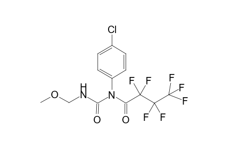 1-Chloro-4-(N-heptafluoropropylcarbonoyl-N-(methylmethoxyaminocarbonyl)amino)benzene