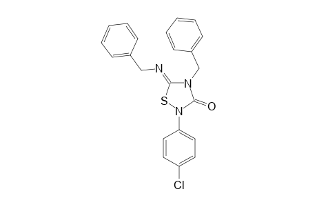 4-BENZYL-5-BENZYLIMINO-2-(PARA-CHLOROPHENYL)-1,2,4-THIADIAZOLIDIN-3-ONE