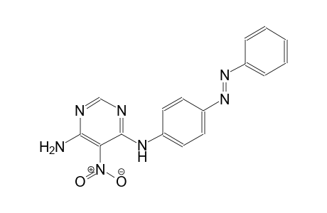 5-nitro-N~4~-{4-[(E)-phenyldiazenyl]phenyl}-4,6-pyrimidinediamine