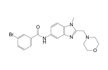 benzamide, 3-bromo-N-[1-methyl-2-(4-morpholinylmethyl)-1H-benzimidazol-5-yl]-