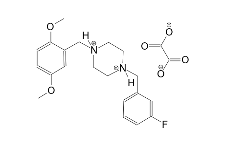 1-(2,5-dimethoxybenzyl)-4-(3-fluorobenzyl)piperazinediium oxalate