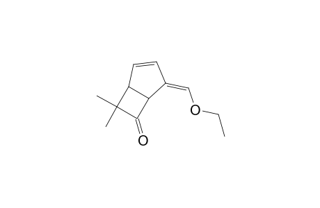 Bicyclo[3.2.0]hept-2-en-6-one, 4-(ethoxymethylene)-7,7-dimethyl-, (Z)-(.+-.)-