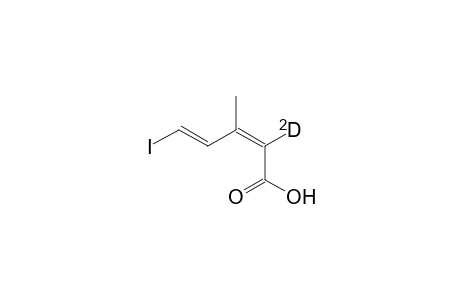 (2Z,4E)-5-Iodo-3-methyl[2-2H]penta-2,4-dienoate