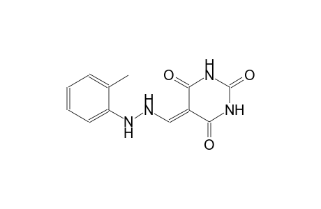 2,4,6(1H,3H,5H)-pyrimidinetrione, 5-[[2-(2-methylphenyl)hydrazino]methylene]-