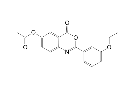 4H-3,1-benzoxazin-4-one, 6-(acetyloxy)-2-(3-ethoxyphenyl)-